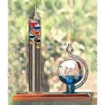 Galileo Thermometer Glass Globe Barometer​
